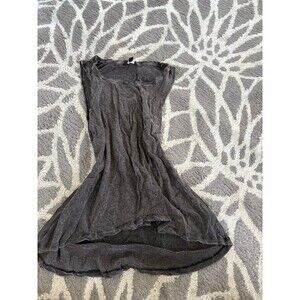 Rock & Republic Boxy Acidic Wash Flowy Tank Top